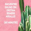Encuentro online con Cristina Romero Miralles